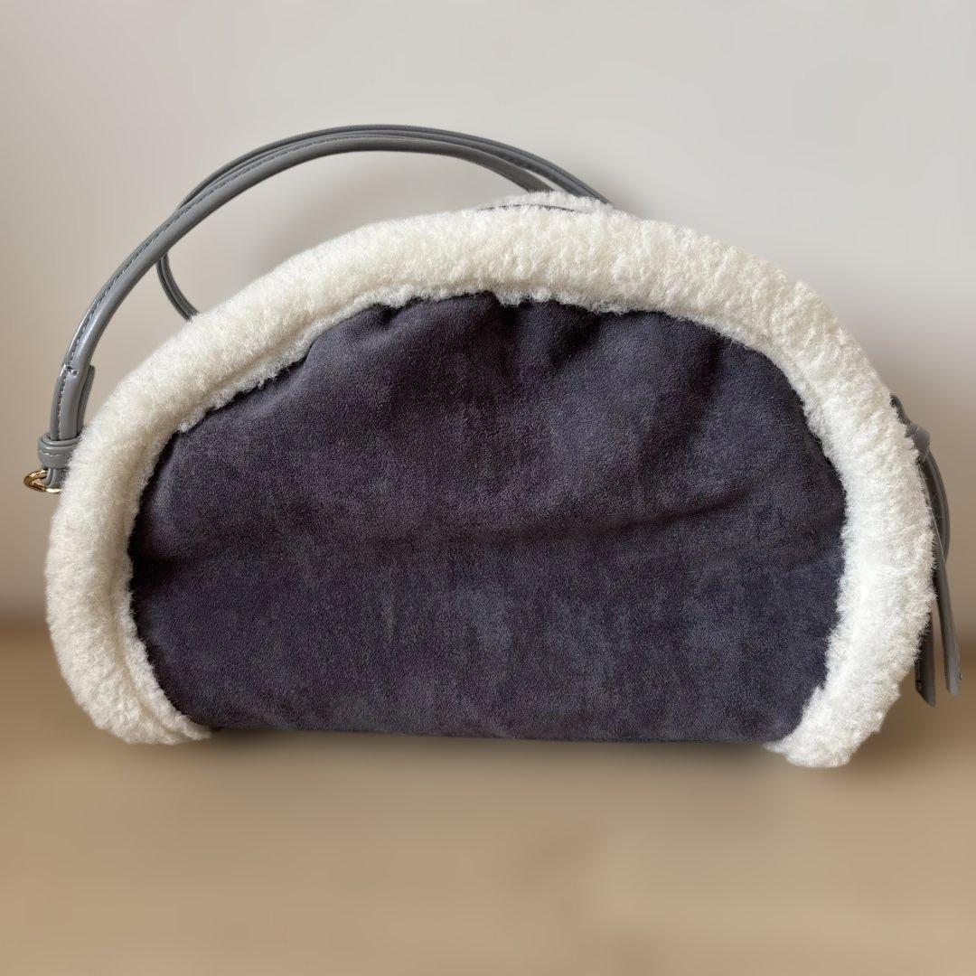 ACCOMMODEミッキーマウス ショルダーバッグ グレー