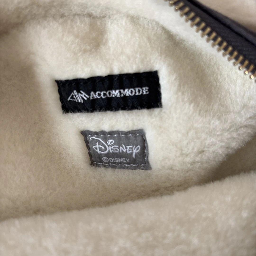 ACCOMMODEミッキーマウス ショルダーバッグ グレー