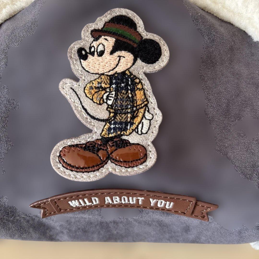 ACCOMMODEミッキーマウス ショルダーバッグ グレー