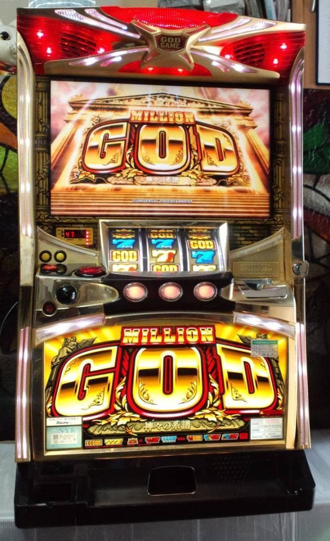パチスロ実機】ミズホ☆ミリオンゴッド～神々の系譜～【コイン不要機付