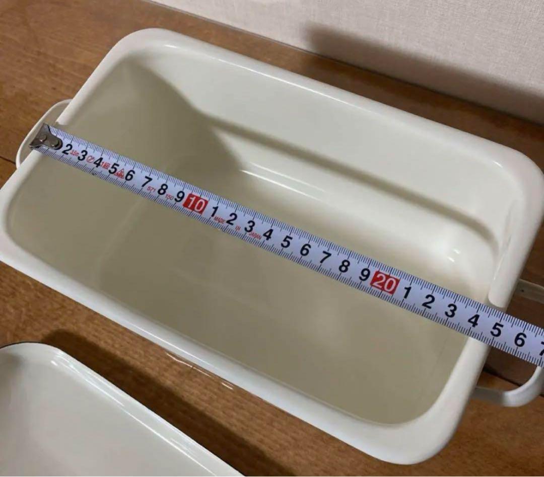 【希少柄未使用】　マニーローズ　角ストッカー　ホーローフリー缶