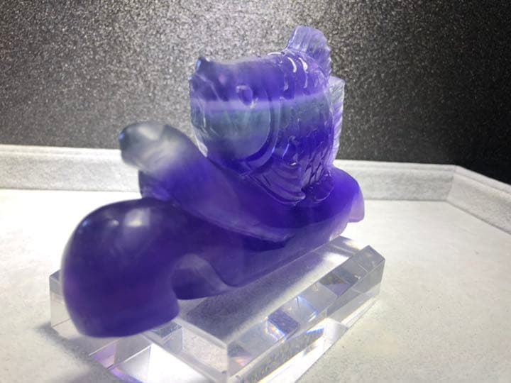 天然石 フローライト アロワナ