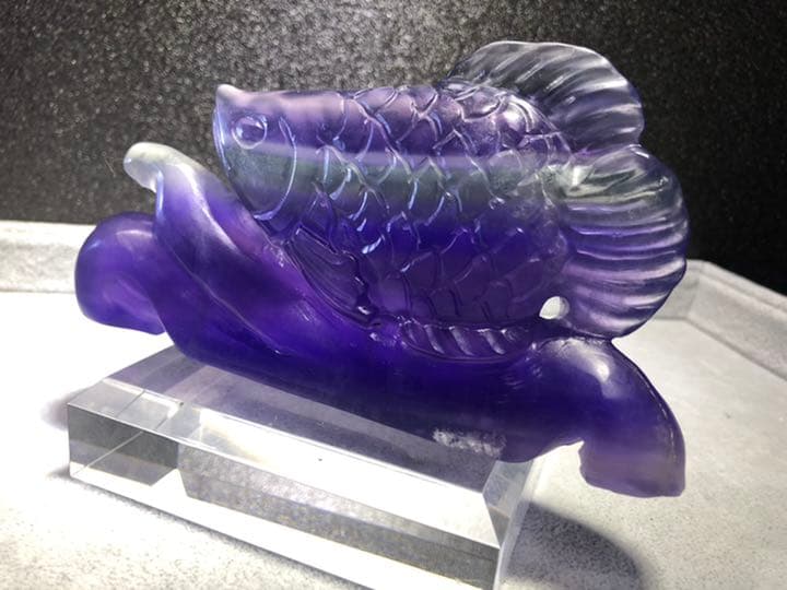 天然石 フローライト アロワナ