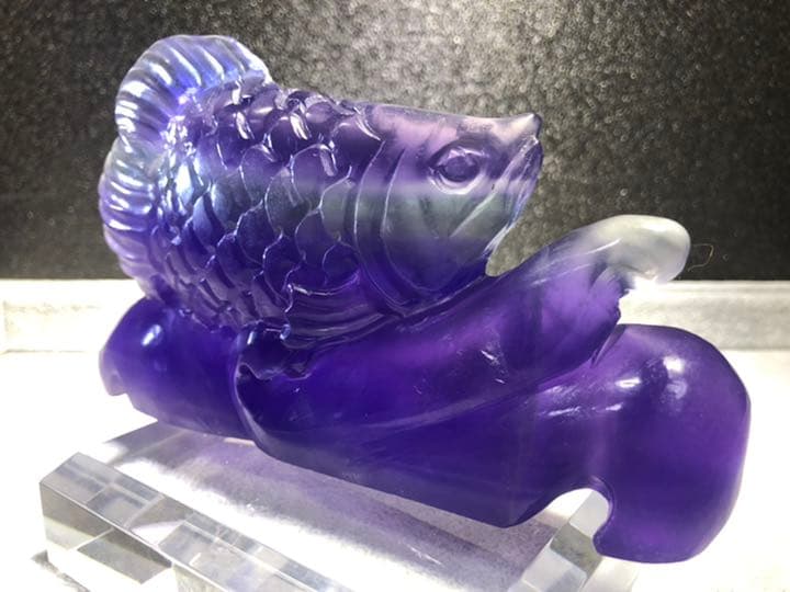 天然石 フローライト アロワナ