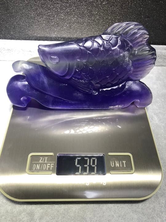 天然石 フローライト アロワナ