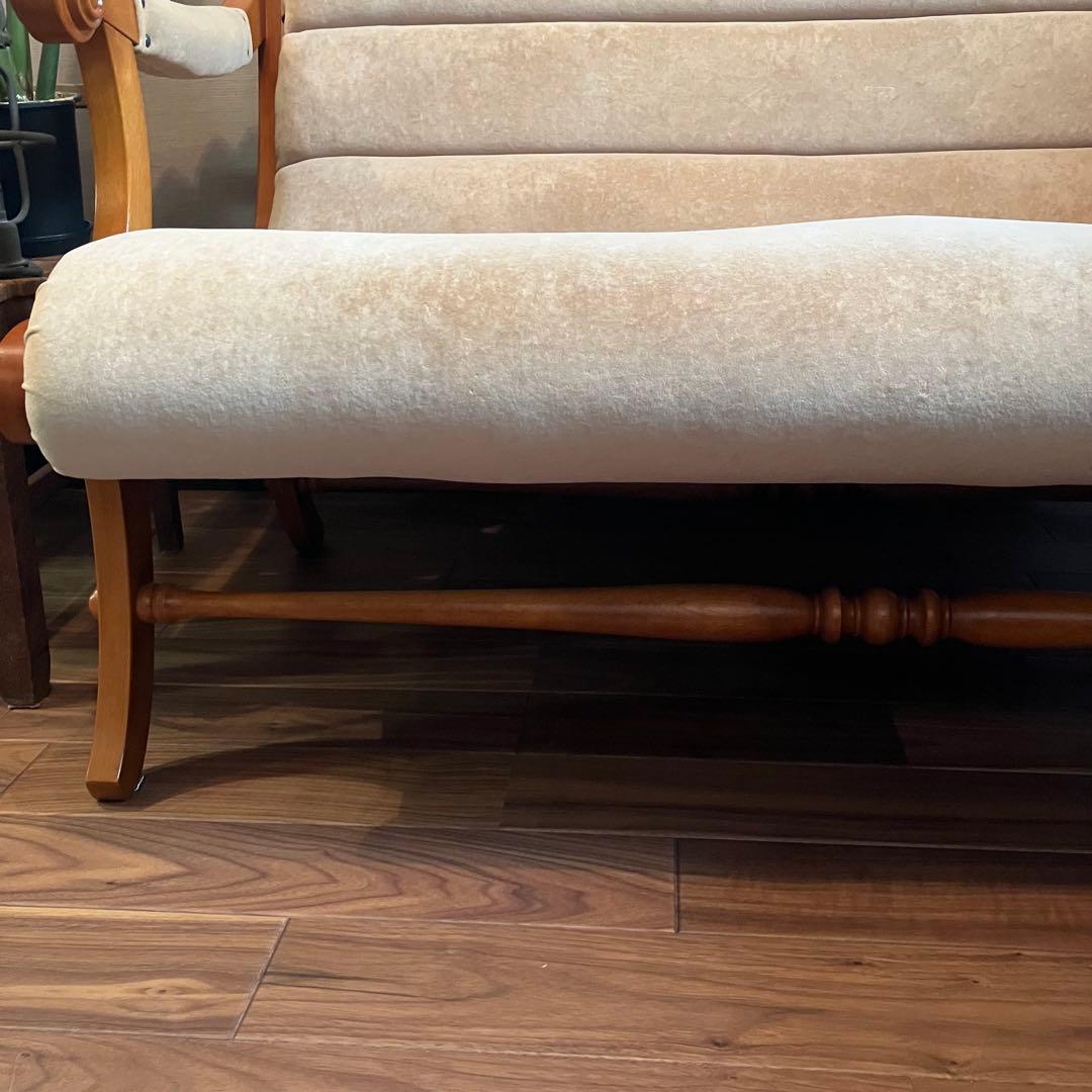 【美品】ダニエル家具　横浜クラシック家具　ブーツ　２人掛け　ソファ　横浜家具