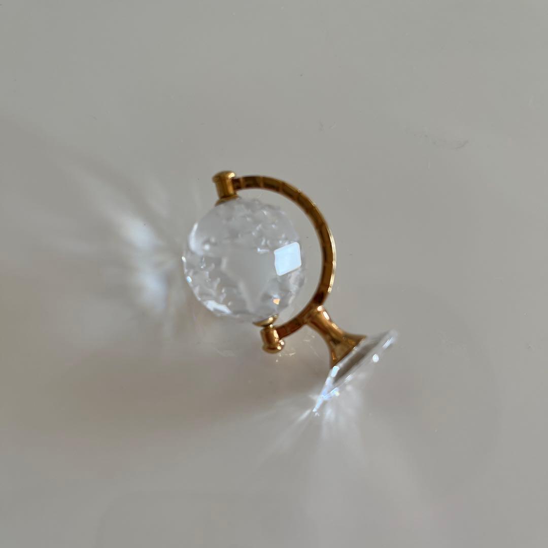 スワロフスキー Swarovski 2005年 廃盤品 『地球儀, Gold』
