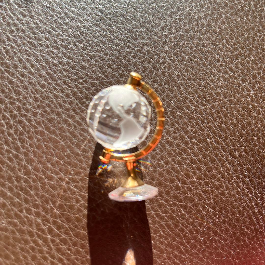 スワロフスキー Swarovski 2005年 廃盤品 『地球儀, Gold』