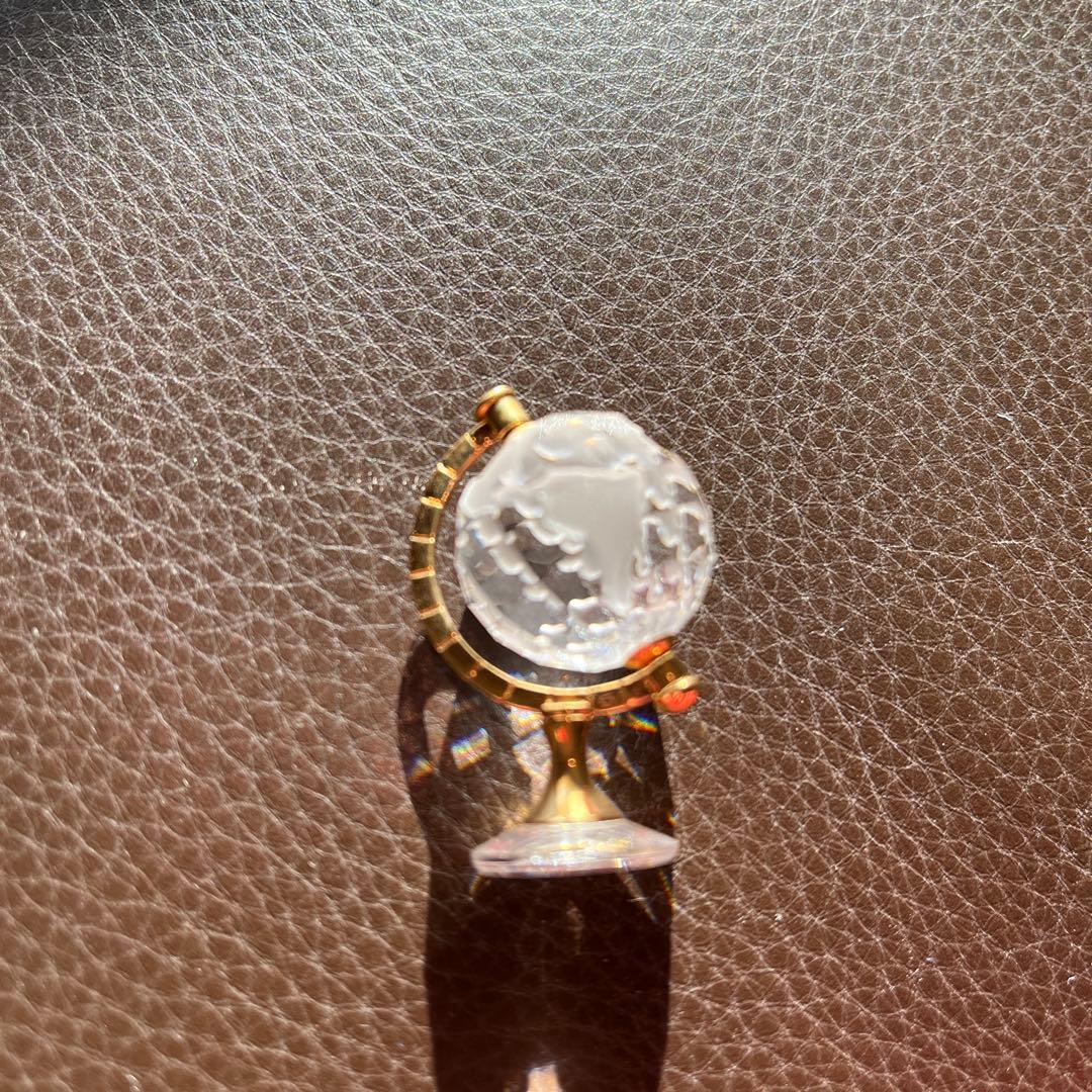 スワロフスキー Swarovski 2005年 廃盤品 『地球儀, Gold』