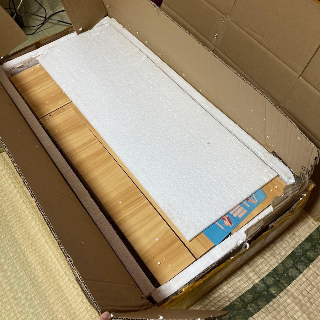 VGVG L字型木製デスク 120×65×156cm