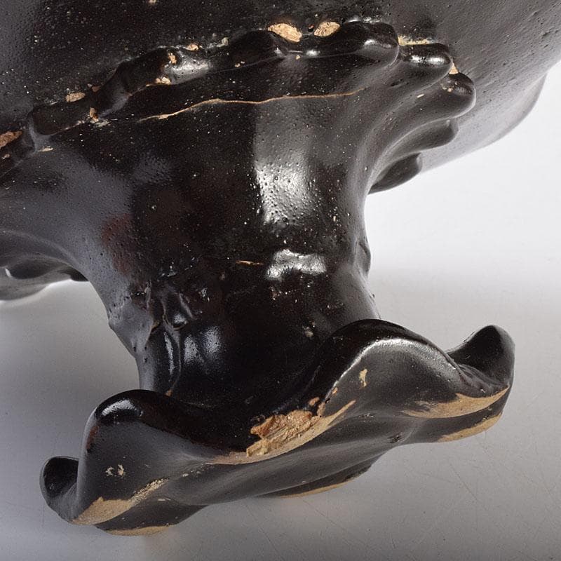 中国 南宋 窯変 天目高杯輪花皿 C 7055 - メルカリ