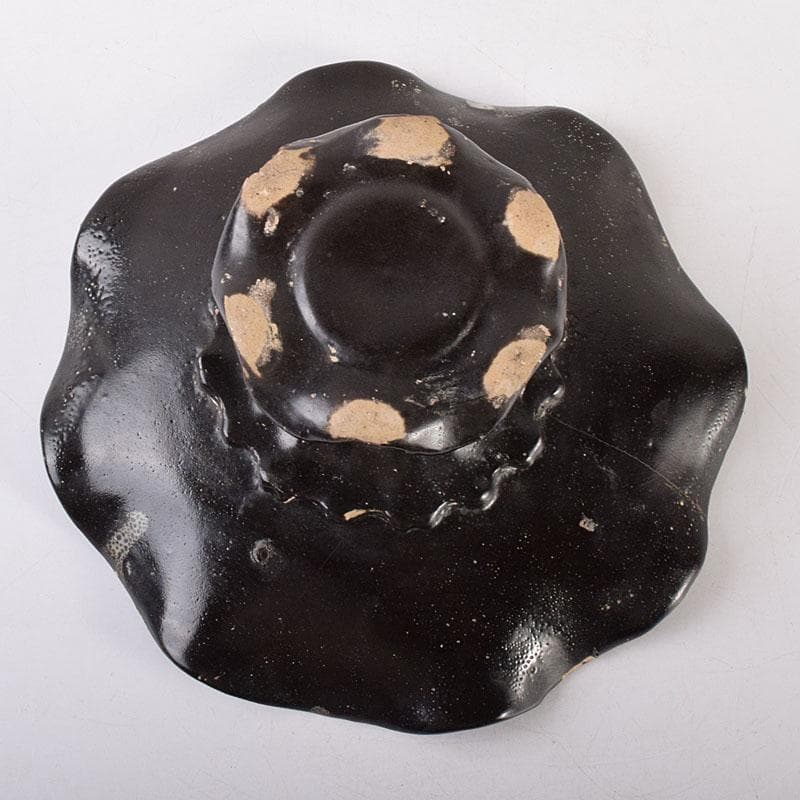 中国 南宋 窯変 天目高杯輪花皿 C 7055 - メルカリ