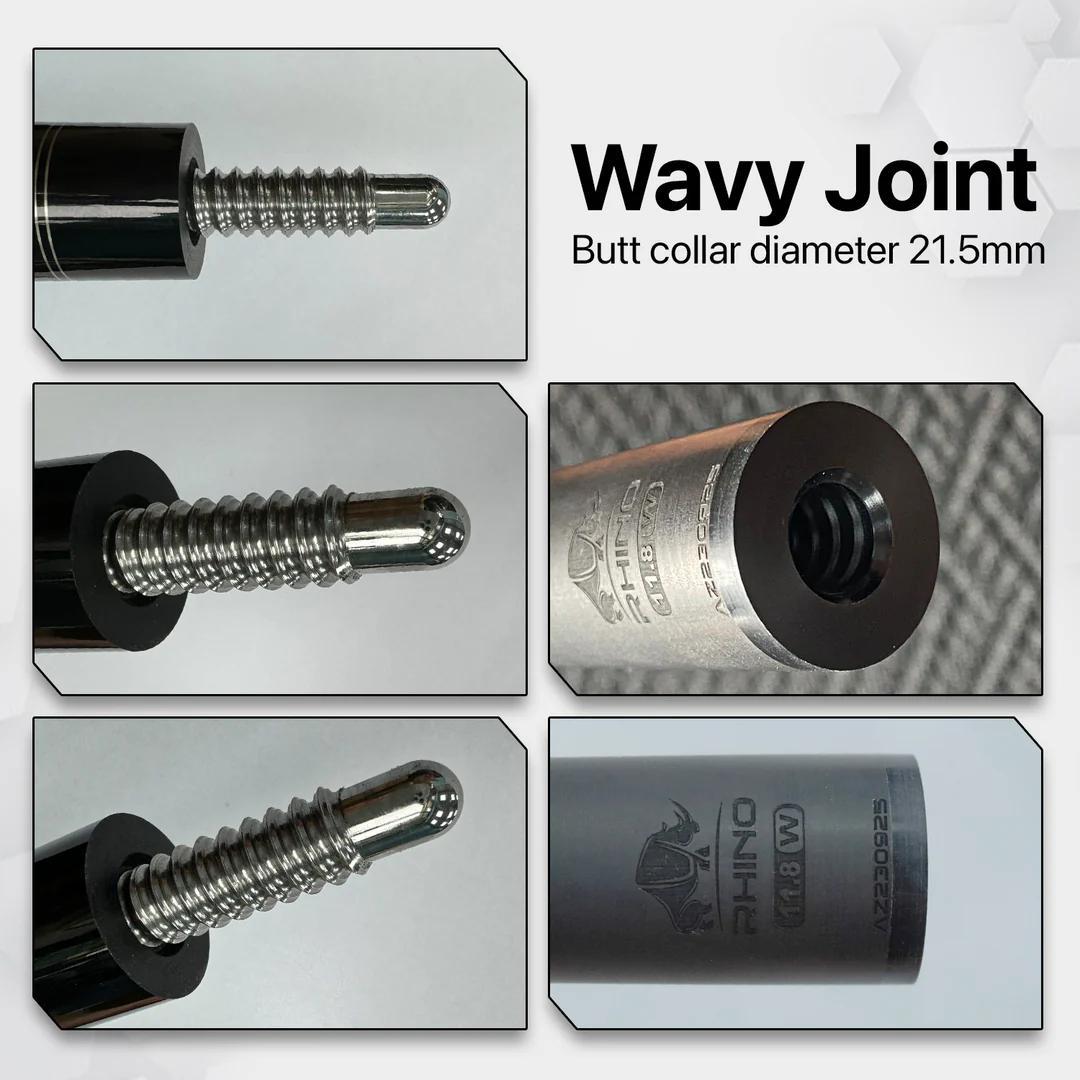 入荷しました！【Rhino】 WAVY 12.4mm カーボン シャフト