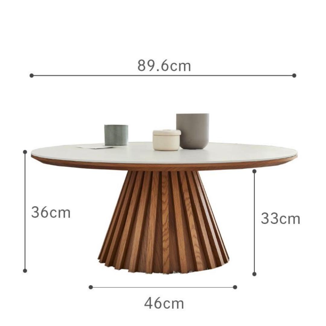 φ90cm　円形セラミックテーブル