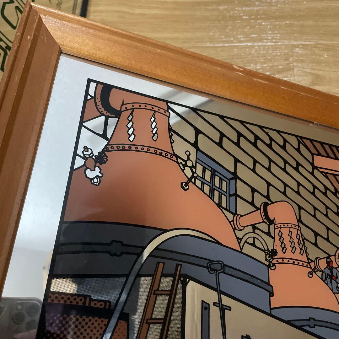 【レア・レトロ】ニッカウイスキー ニッカウヰスキー パブミラー 奥山儀八郎