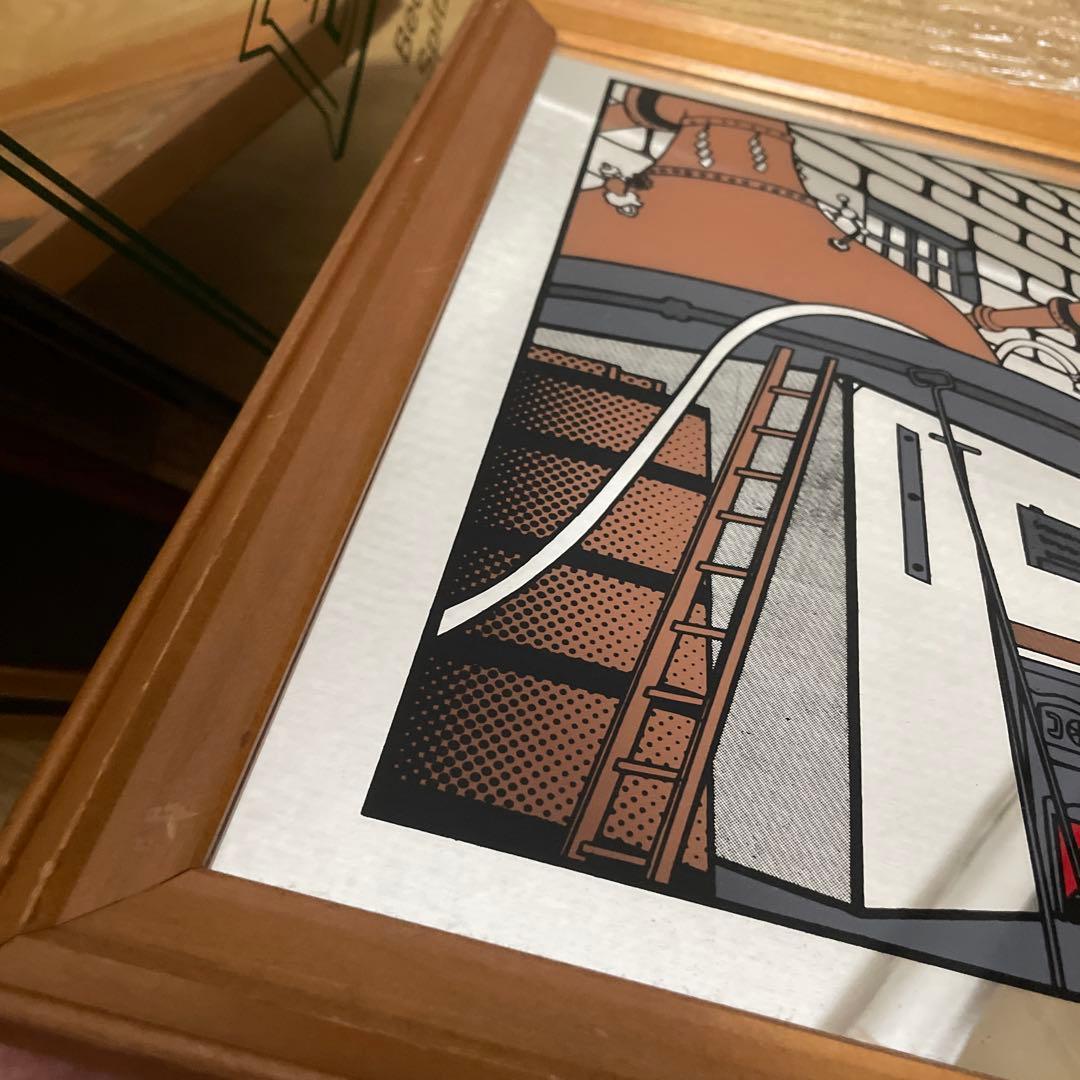 【レア・レトロ】ニッカウイスキー ニッカウヰスキー パブミラー 奥山儀八郎