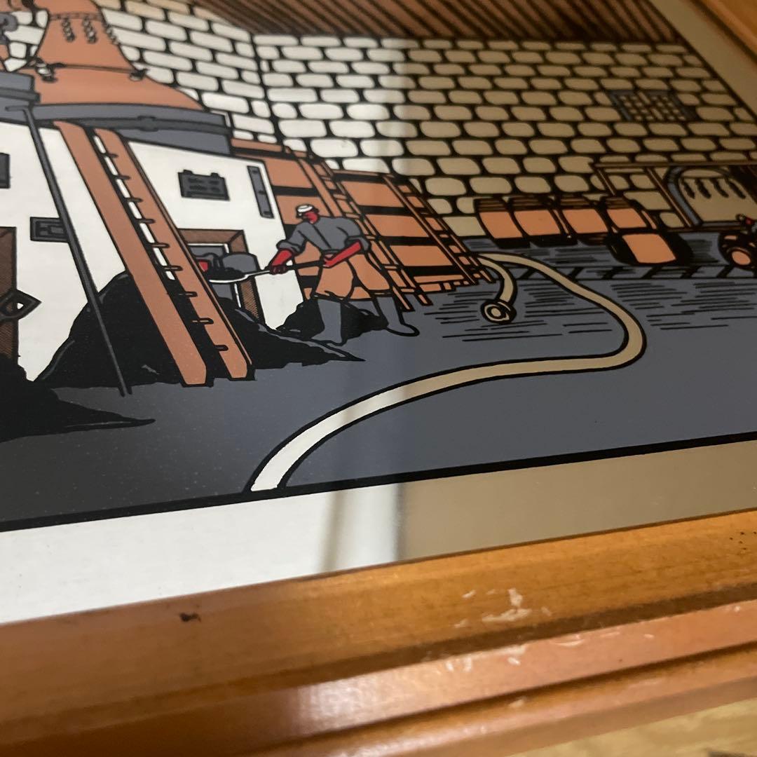 【レア・レトロ】ニッカウイスキー ニッカウヰスキー パブミラー 奥山儀八郎