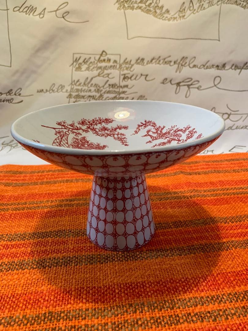 ビヨンヴィンブラッド　レアなビンテージニモール窯の少女可愛いコンポティエ！美品！