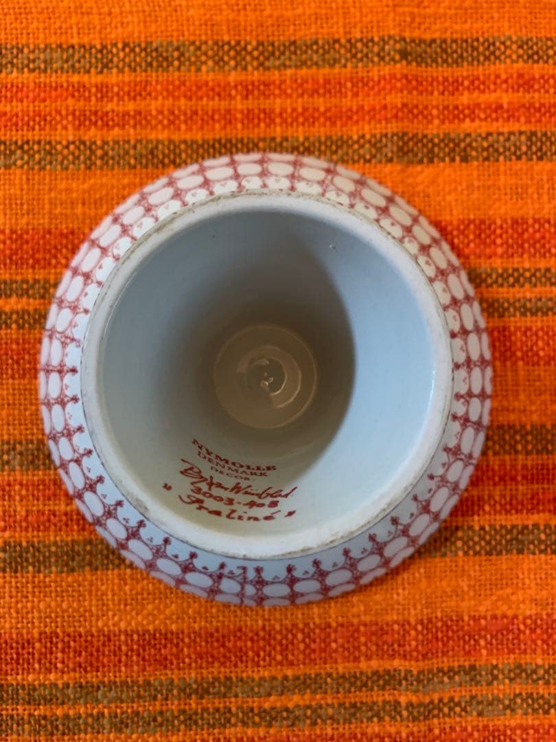 ビヨンヴィンブラッド　レアなビンテージニモール窯の少女可愛いコンポティエ！美品！