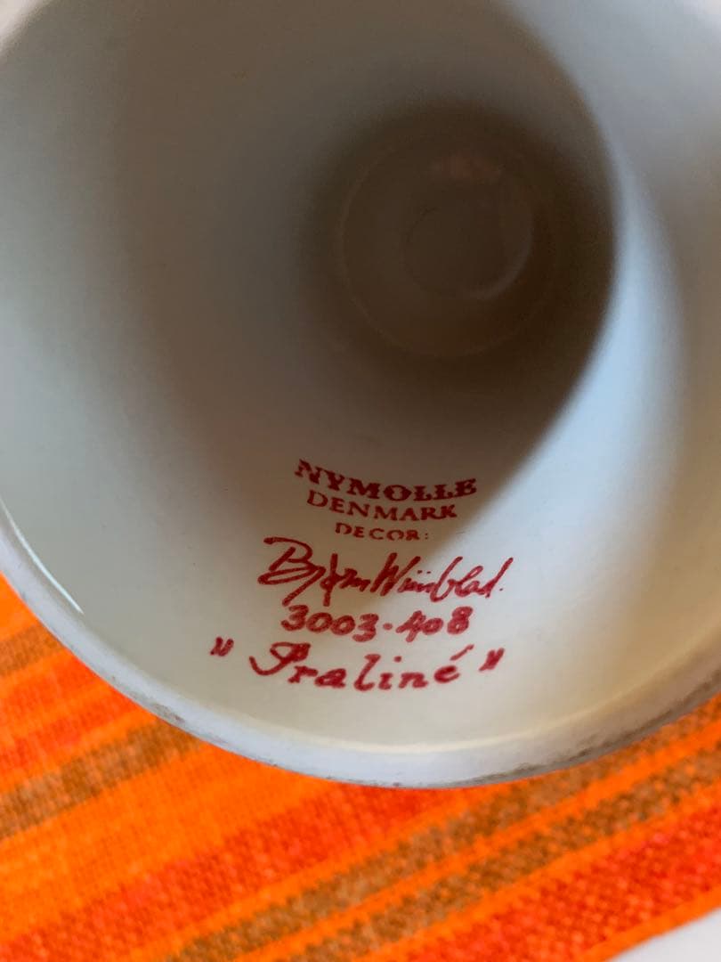 ビヨンヴィンブラッド　レアなビンテージニモール窯の少女可愛いコンポティエ！美品！