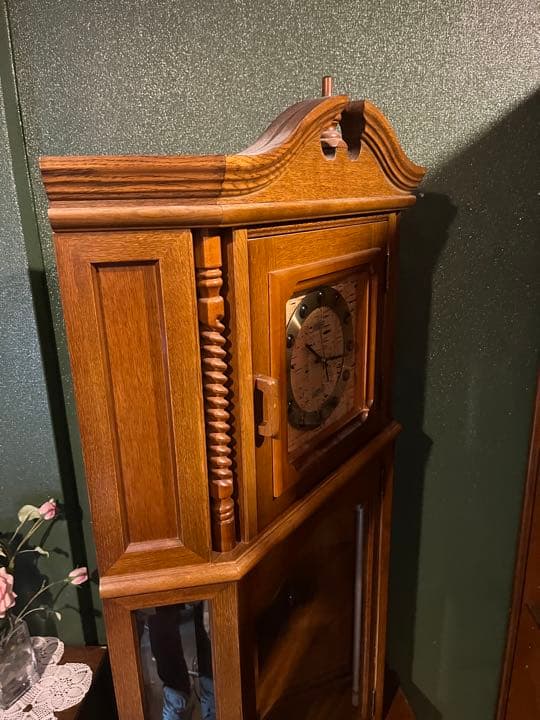 民芸家具 時計 インテリア コーナーラック キャビネット アンティーク 飾り棚