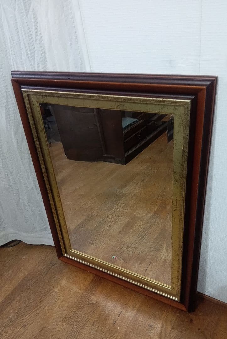 おしゃれイタリア製　アンティーク調 鏡 ミラー 置き掛け兼用