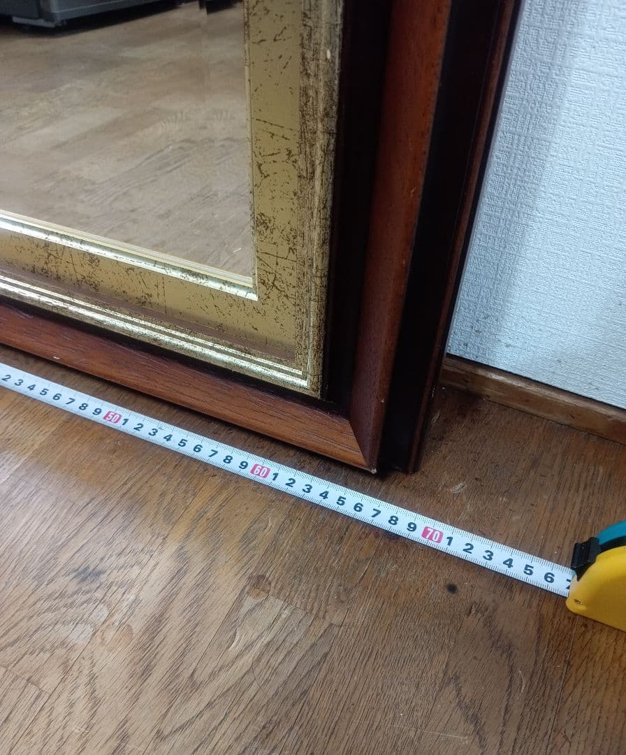 おしゃれイタリア製　アンティーク調 鏡 ミラー 置き掛け兼用