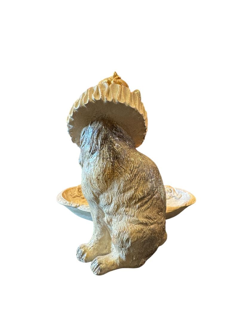 クラウンキャット　アンティーク　めちゃくちゃかわいく美しい猫の小物入れ