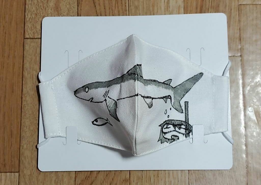 つくみずクリエイターズマスク展直筆イラスト入りマスク2枚セット