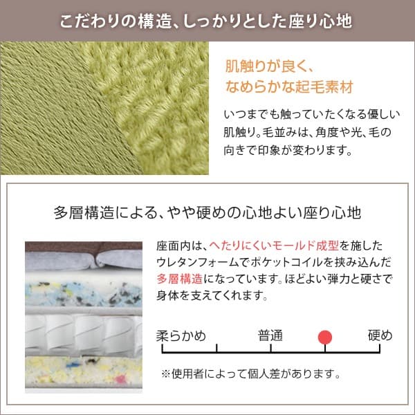 【送料無料】2人掛け１４段階リクライニングソファ 日本製 2P ソファ 起毛