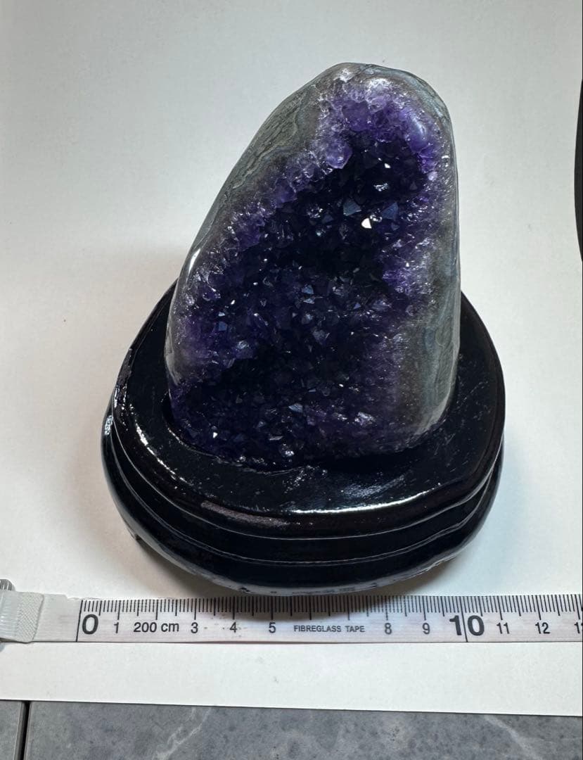 【天然石】アメジストドーム 624g ウルグアイ産 クラスター 浄化 置物