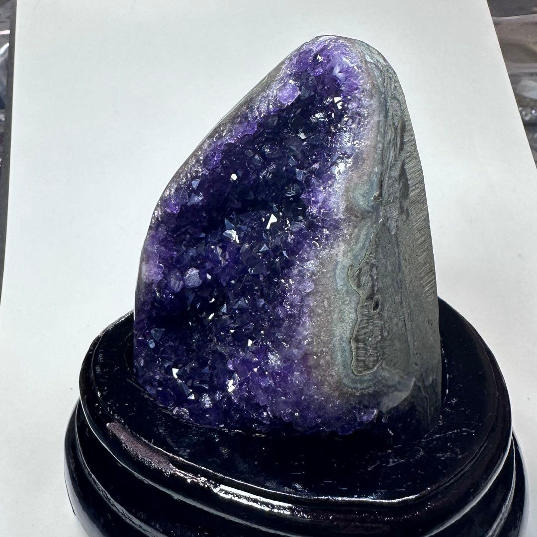 【天然石】アメジストドーム 624g ウルグアイ産 クラスター 浄化 置物