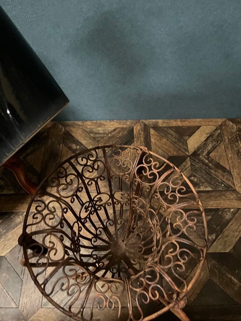 アイアン 猫脚 プランター 受鉢 インテリア ガーデン アンティーク