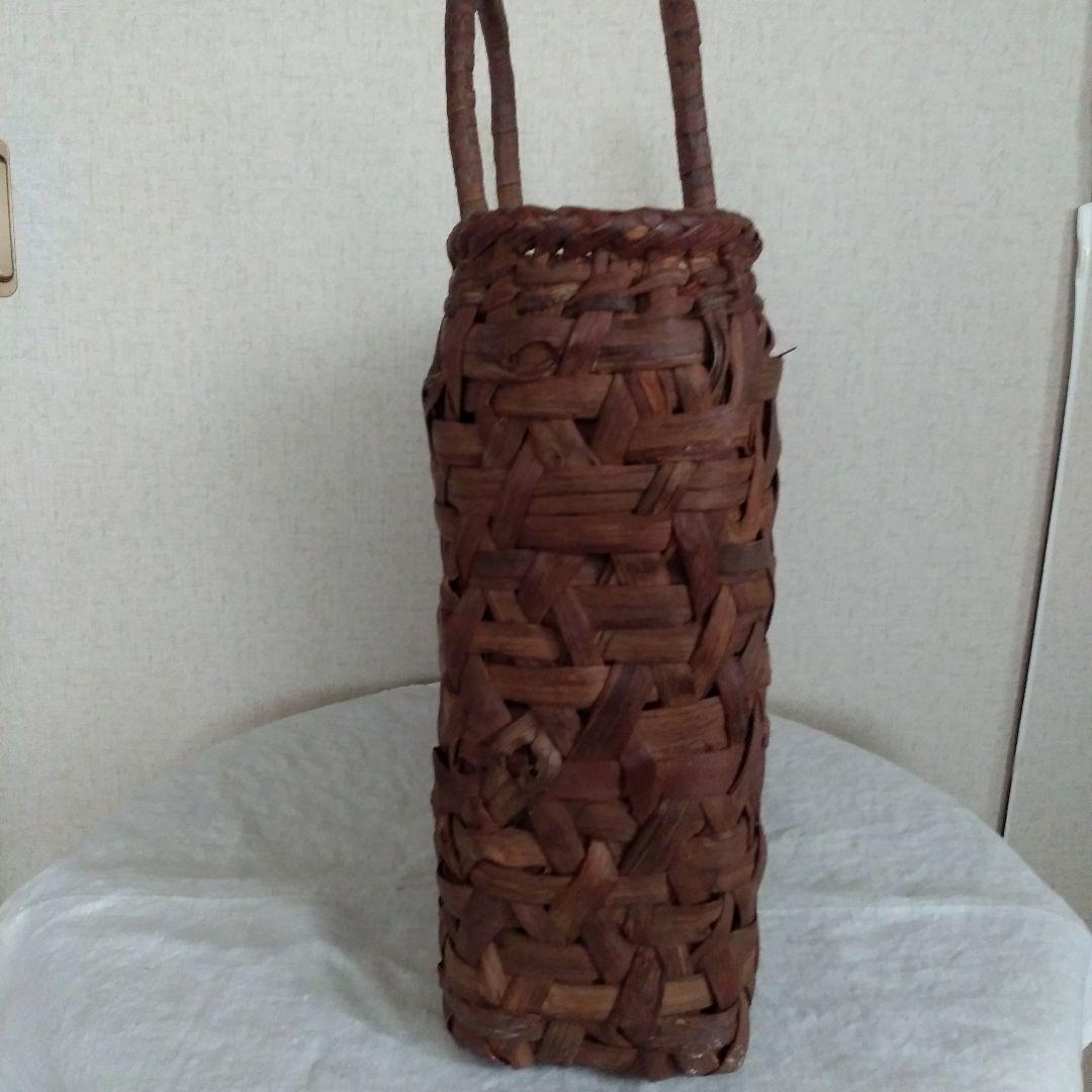 最終お値引き価格～2/15迄✨「純国産山葡萄」乱れ編みの編み込みかご