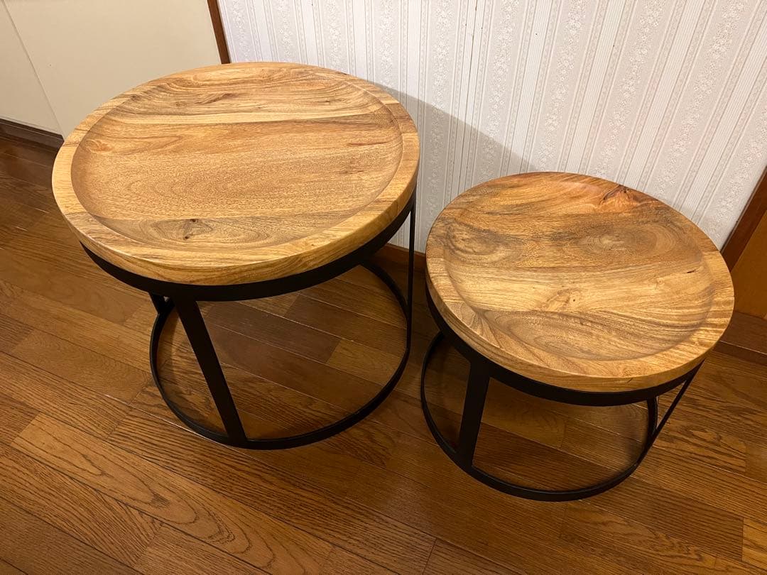 ライフファニチャー　LIFEFURNITURE アイアンコーヒーテーブル　2個♪