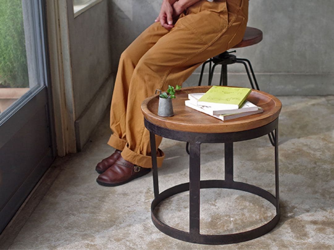 ライフファニチャー　LIFEFURNITURE アイアンコーヒーテーブル　2個♪