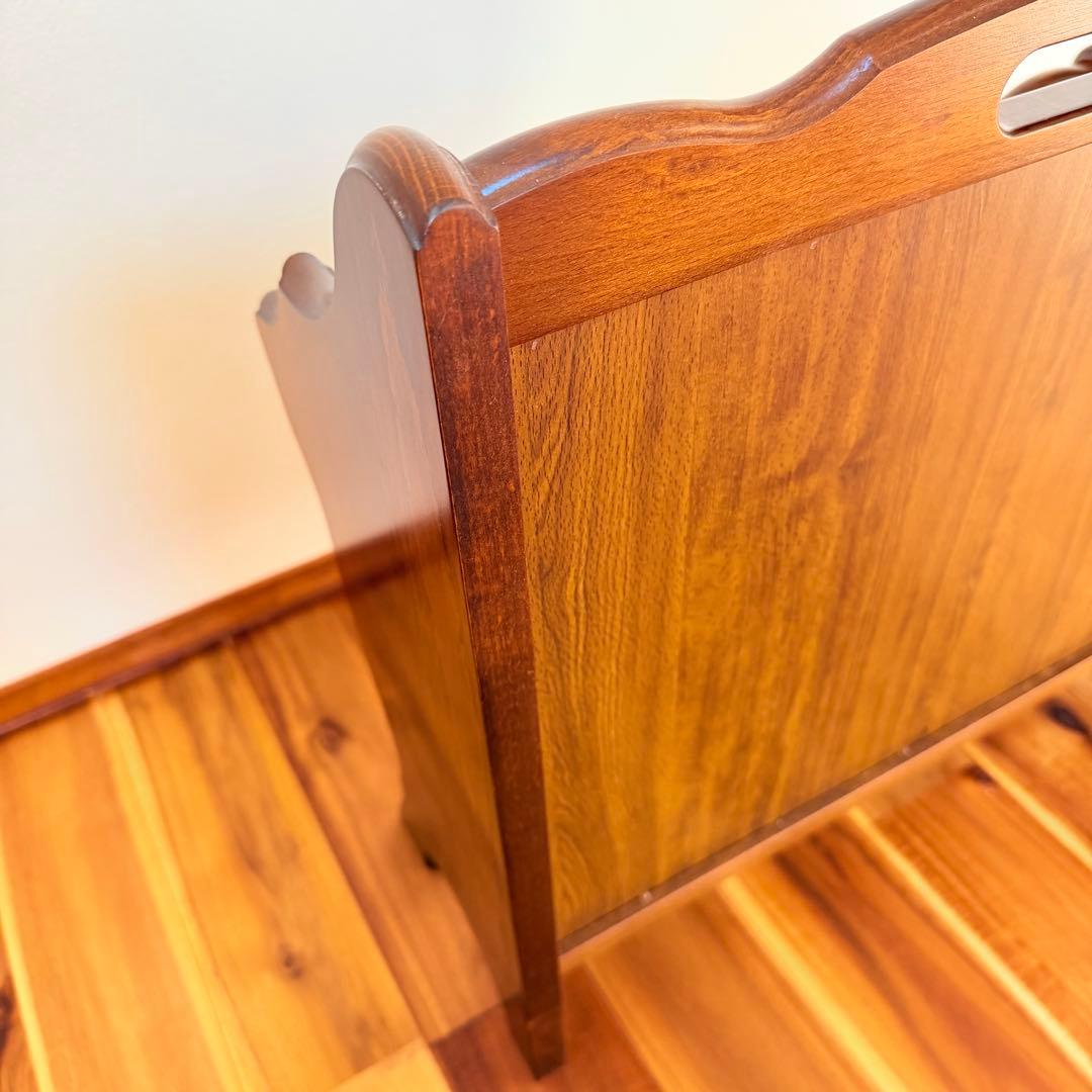 未使用品級　カリモク　マガジンラック　karimoku コロニアル