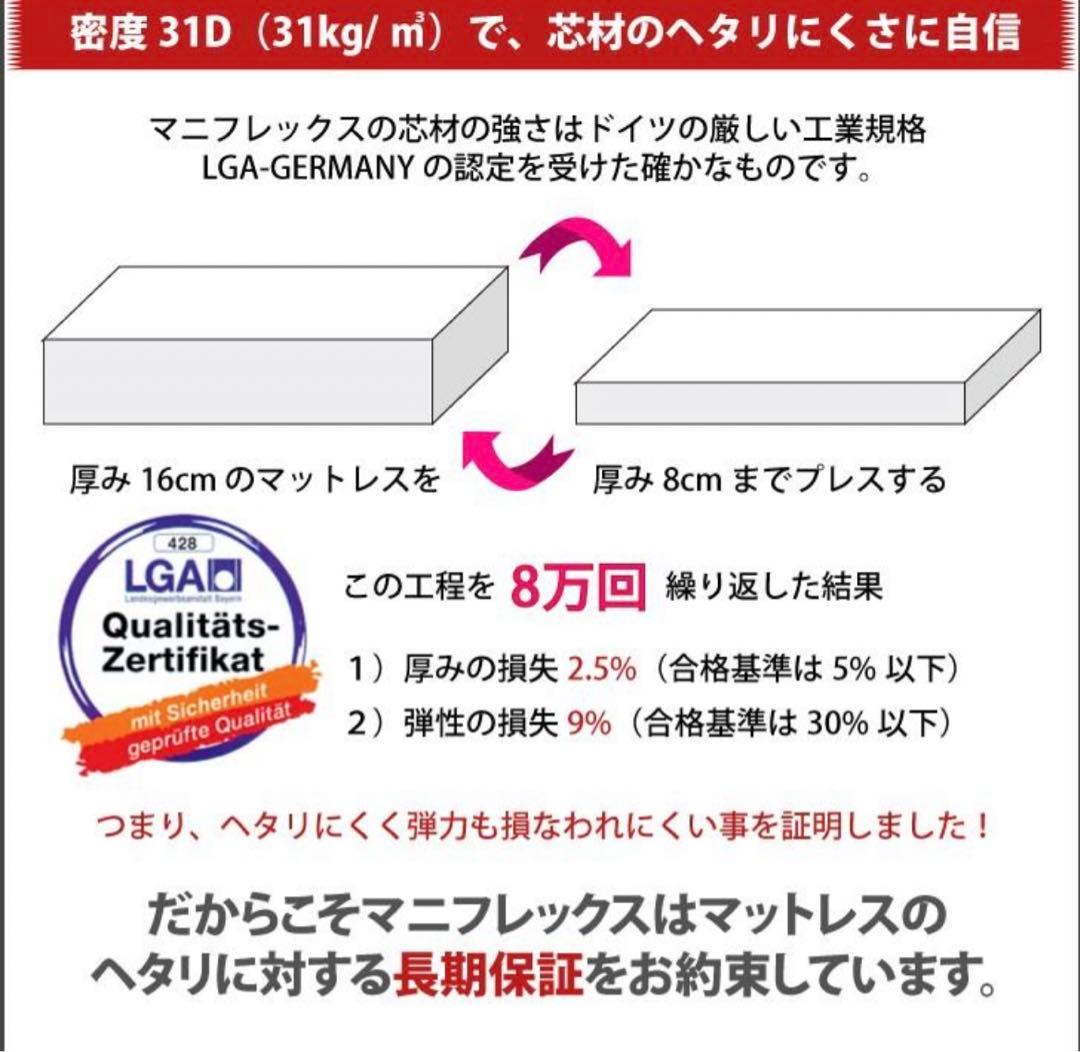 【マニフレックス・シングル】 高反発敷フトン イタリアフトンⅡ