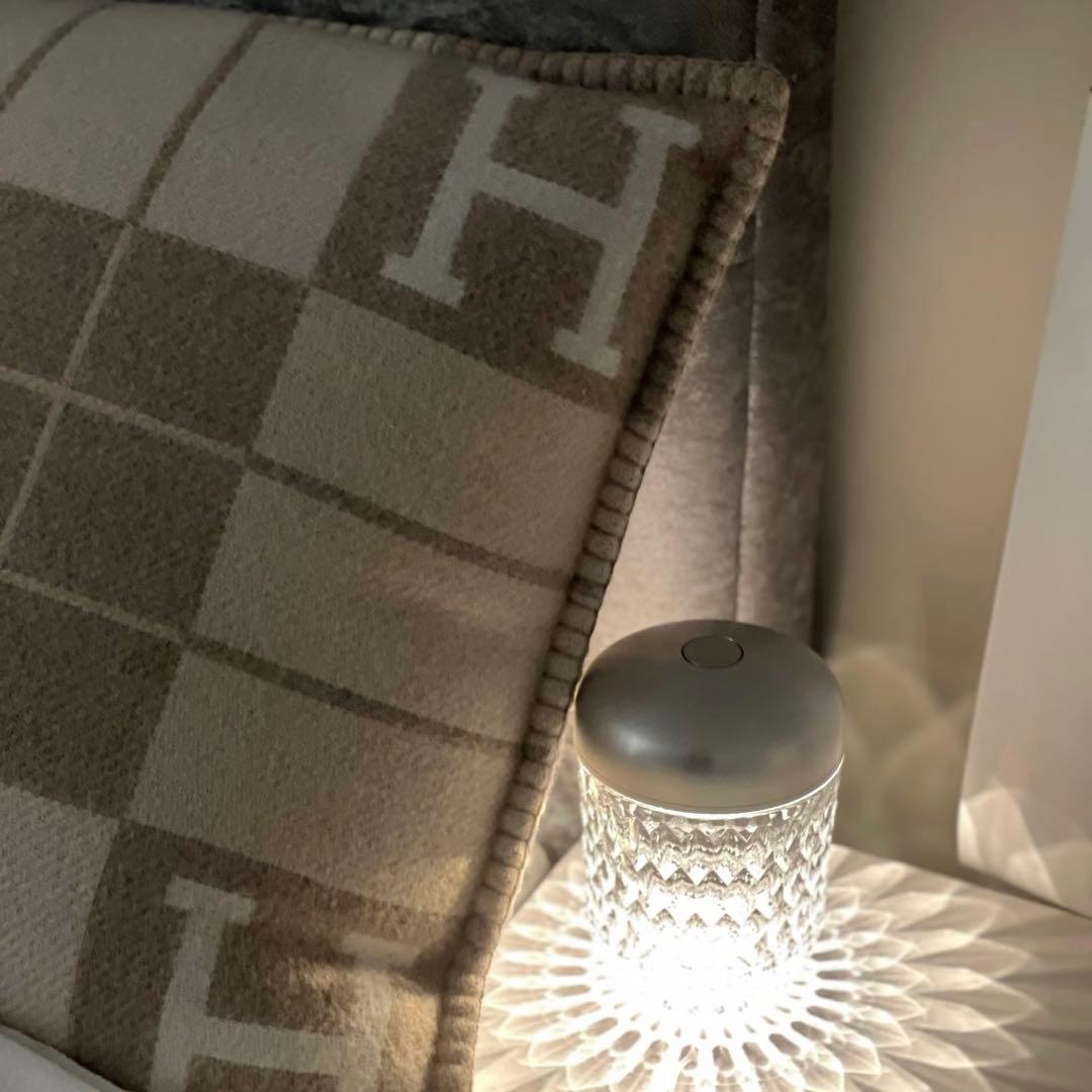 新品未使用★HERMESエルメス　サンルイ　ミニポータブルランプ　どんぐりランプ