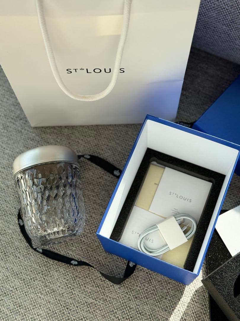 新品未使用★HERMESエルメス　サンルイ　ミニポータブルランプ　どんぐりランプ