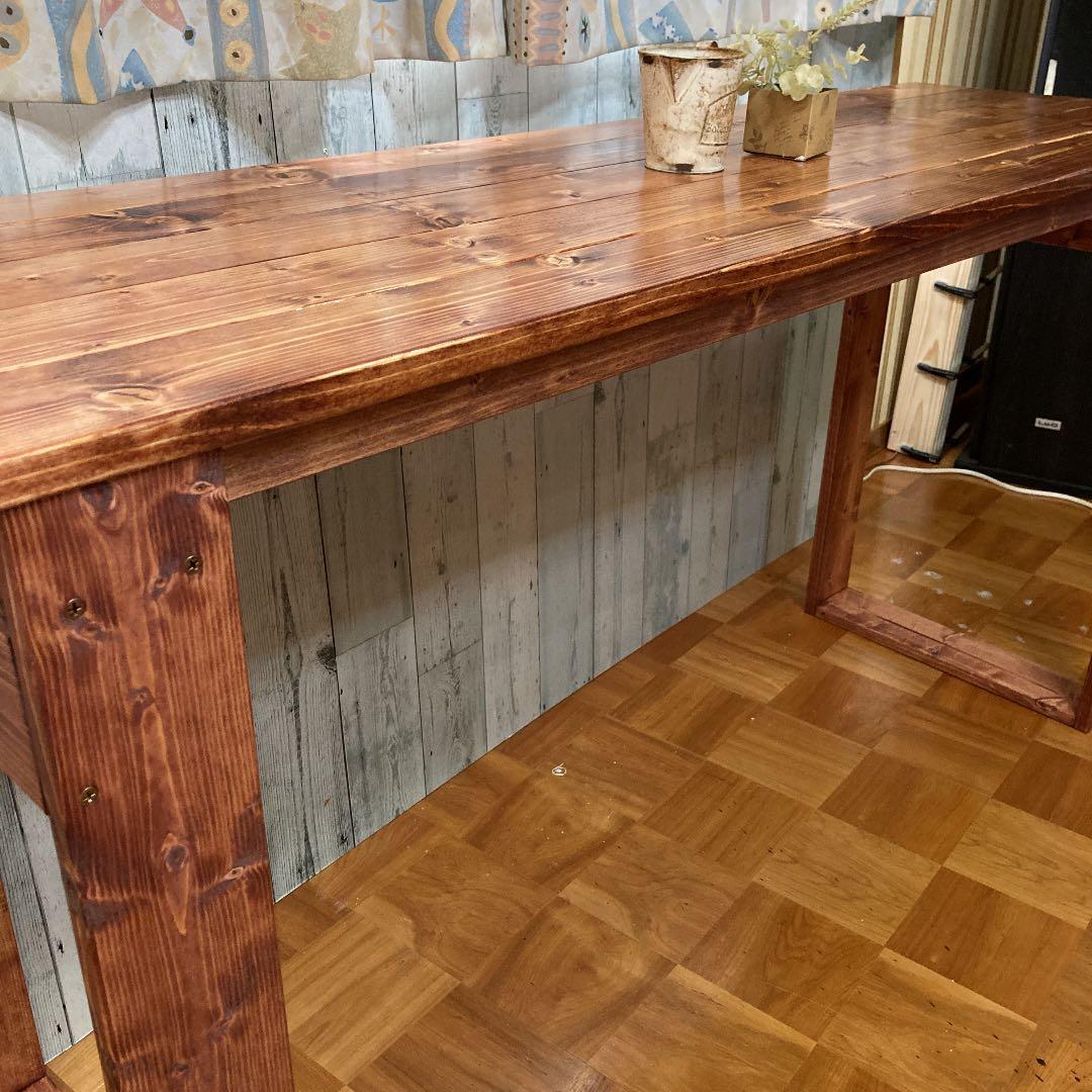 机 テーブル カウンター 幅140cm パイン材