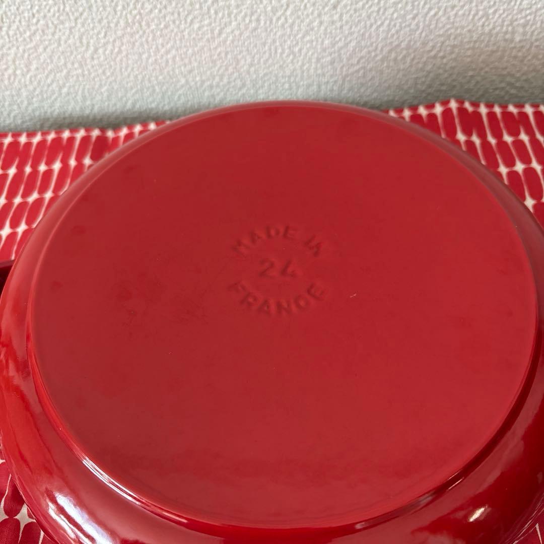 STAUB ブレイザーソテーパン 24cm チェリー