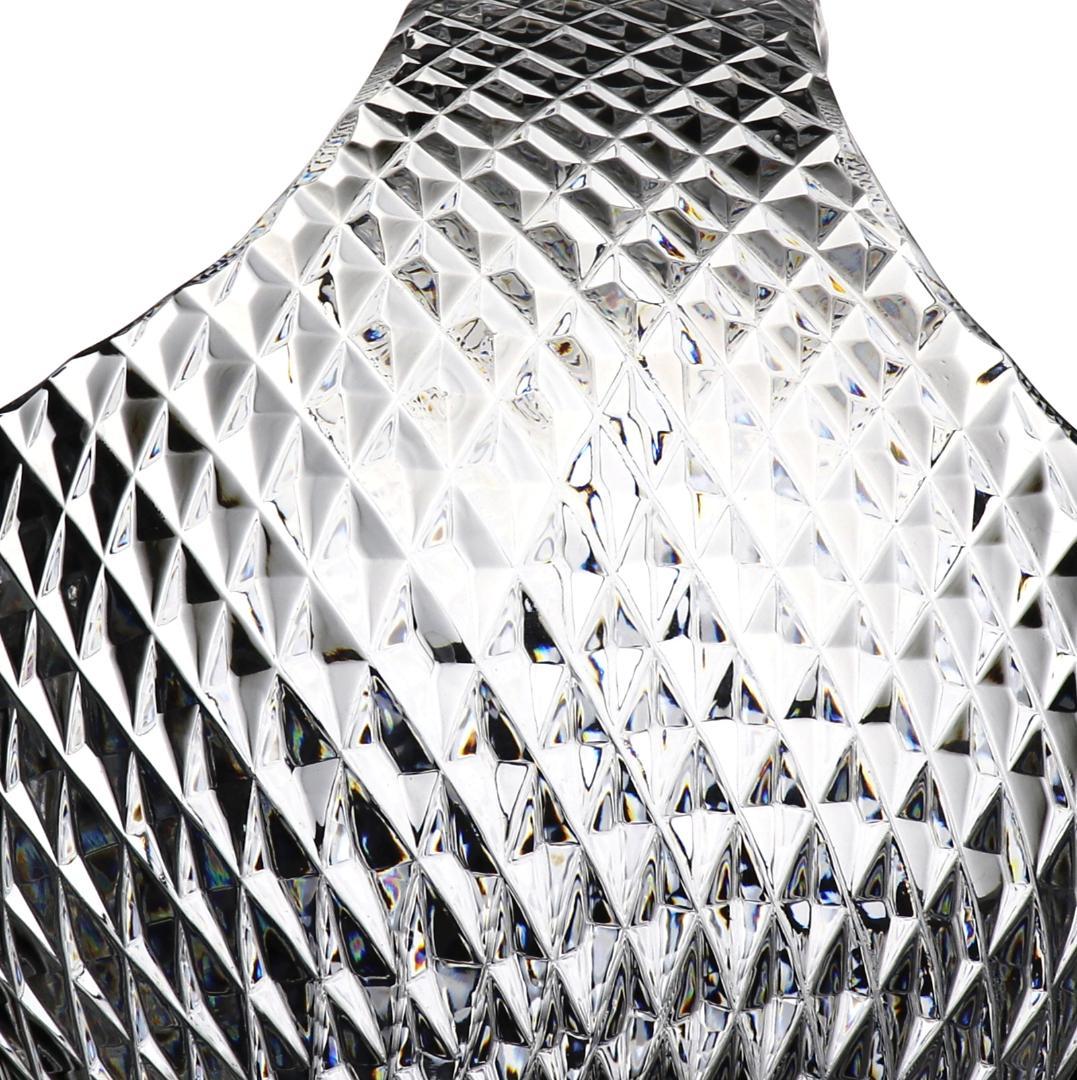 オールド・バカラ 稀少サイズ 特大 バスケット 1.6kg 20cm 菱形カット