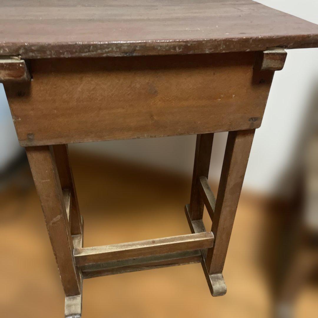 レトロな学習机　作業台