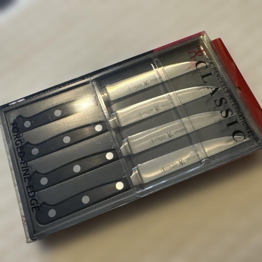 新品未使用品　ヘンケルス ステーキナイフ 4本セット　ハワイ購入