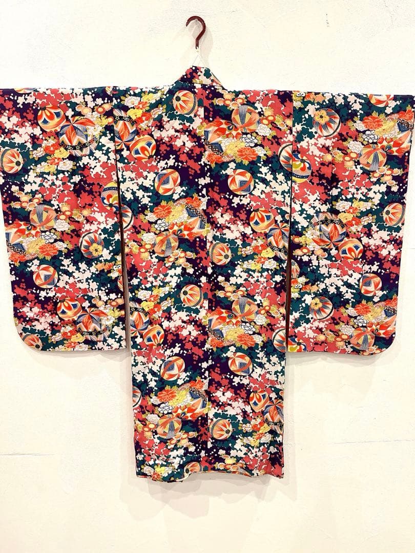 アンティーク　大正ロマン　レア　艶やか　着物
