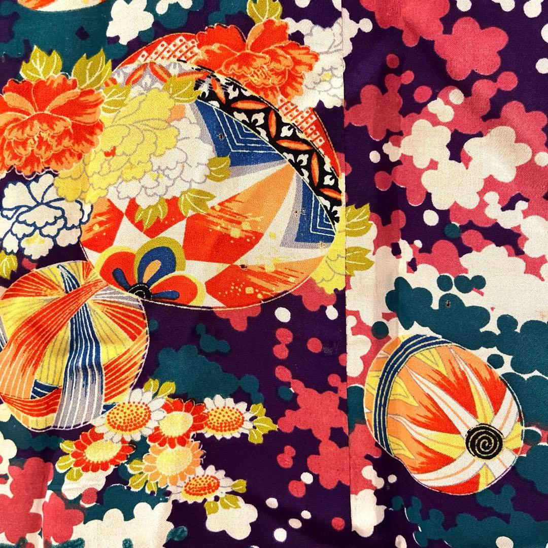 アンティーク　大正ロマン　レア　艶やか　着物