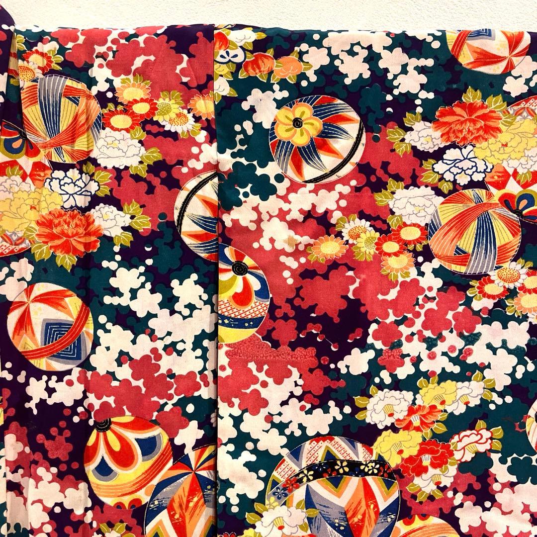 アンティーク　大正ロマン　レア　艶やか　着物