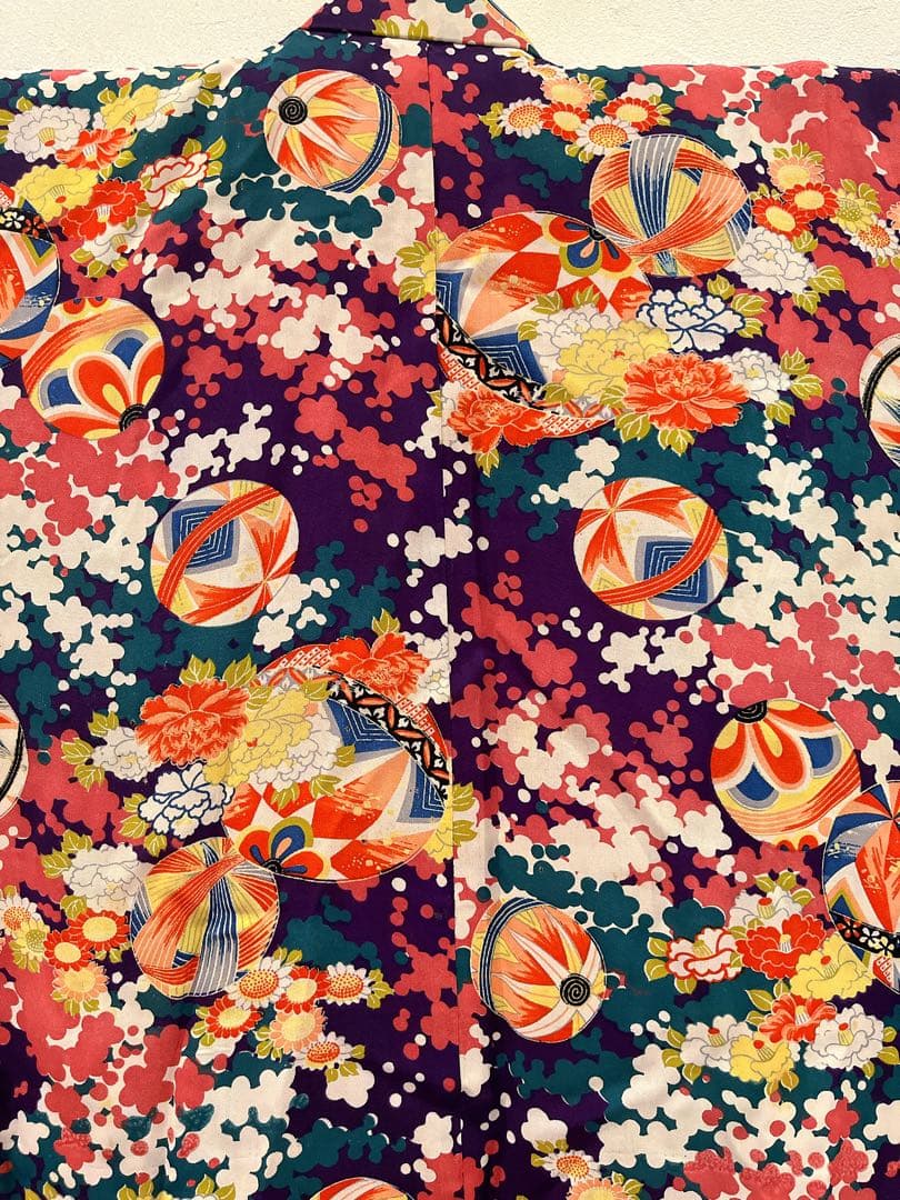 アンティーク　大正ロマン　レア　艶やか　着物