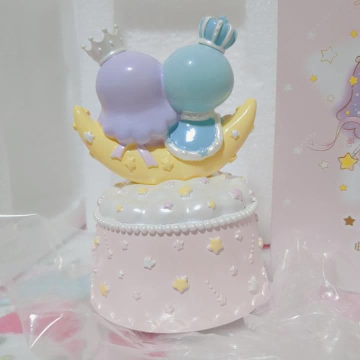 サンリオ　キキララ　オーロラクラウン　オルゴール　陶器